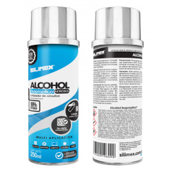 Alcohol Isoprop&iacute;lico SILIMEX Aerosol 250 ml = 280 gr